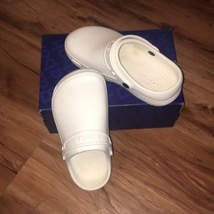 White Crocs